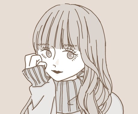 商用OK！淡色シンプルで可愛いイラスト描きます Twitter、インスタなどSNSなど！似顔絵も大歓迎です！ イメージ2