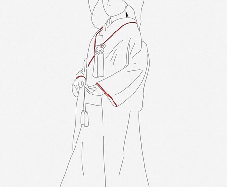 お写真から、ステキな線画イラスト作成致します プレゼントやウェディングに、お任せください♡ イメージ2