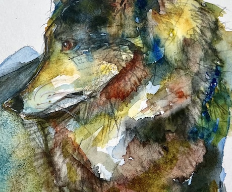 ペットや動物を絵の具で手描きします 世界に一つだけの原画を鑑賞やグッズ、プレゼント用に イメージ1