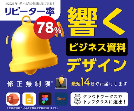 響く！ビジネス資料デザインを最短7日でお届けします