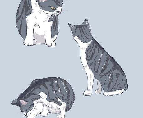 ペットの写真をイラストにします 写真のそのままでも可愛いけれど、絵におこしてみませんか？ イメージ2
