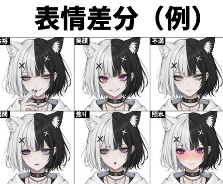 Vtuberイラストに1000円で命を吹き込みます 【Live2Dモデリング】月2名限定対応 / 満枠でも相談可 イメージ2