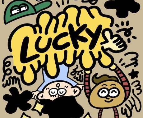 popでかわいいイラスト描きます 目がおおきいところがチャームポイント！ イメージ2