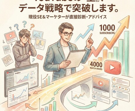 YouTube動画をバズらせる方法教えます YouTube、バズる、方法、拡散、宣伝 イメージ1