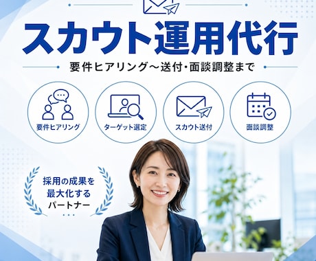 企業様・RPO企業様向けスカウト運用を代行します