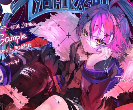 商用込み！アイコンから一枚絵イラストまで描きます 華やかな色と美しいお顔でキャラをアピールします イメージ2