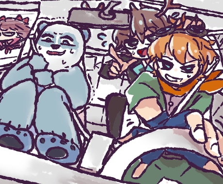 貴方だけの思い出の一枚絵(簡易型)を制作します 始めての依頼、とりあえず気軽に一枚絵をお願いしたい方向けへ イメージ1