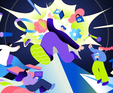 分かりやすいフラットイラスト・アイコン作成します スッキリと整理された目を引くイラストに仕上げます イメージ1