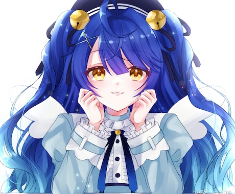キラキラかわいいバストアップイラストを描きます ギャルゲ塗りで魅力的で鮮やかなイラストならお任せください! イメージ1