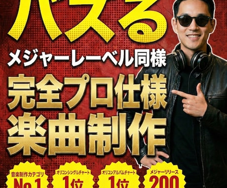 オリコン1位獲得。J-POP、K-POP作曲します メジャーレーベル同様、完全プロクオリティで製作します。 イメージ1