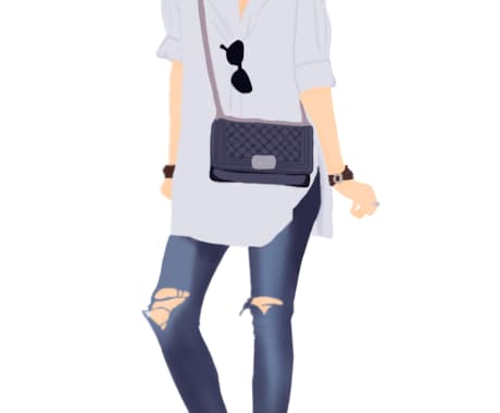 ファッションを楽しむ人のためのイラストを制作します SNS・プロフィール・ショップなど幅広くお使いいただけます。 イメージ2