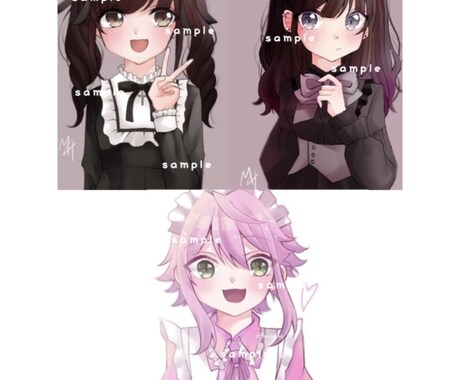 アイコン用のイラストを描きます 丁寧な線画と塗りが売りです！！ イメージ2