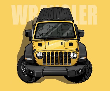 あなたの愛車Jeepのイラストを描きます SNSのアイコンに！家族や友人へのプレゼントに！ イメージ1