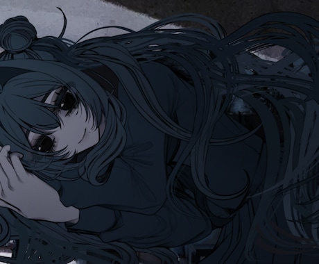 パキッとした絵柄で映像／イラスト制作します 「世界観」を重視するボカロP様／歌い手様／活動者様方へ イメージ2