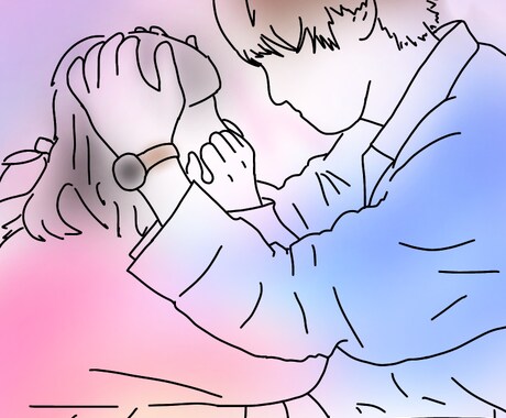 デジタルイラスト描きます SNSアイコンやiPhoneケースなどにおすすめ！ イメージ2