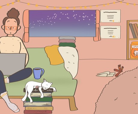 カラフルで明るい目のとまる絵を描きます 趣味ブログや教育、プリント作成、ブログなどの挿絵に♪ イメージ2