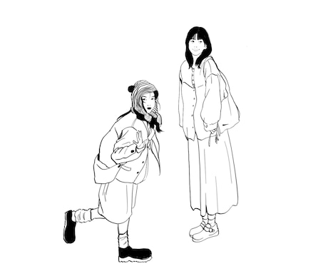 シンプルで雰囲気のあるイラストを作成いたします SNSアイコンから広告、挿絵、まで幅広く対応 イメージ2