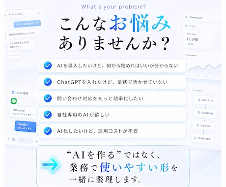 専用AIシステム【5名様限定】5万円で構築します 独自AI開発者が業務に合わせて設計・構築します イメージ2