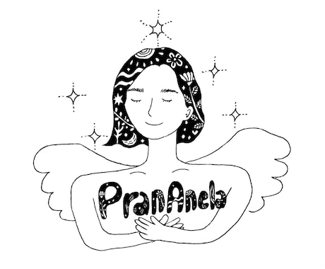 手描きのモノクロ、白黒のロゴ作ります 手描きで描いたデザインをデータ化し、お渡しいたします。 イメージ2