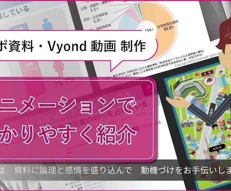 Vyondで動画制作します どんなものでも、丸投げすれば動画にします イメージ1