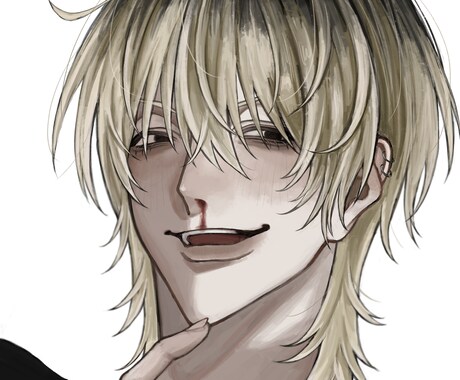 アイコン用イラストを描きます 顔アップの肩上までのイラストです イメージ2