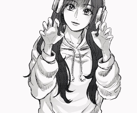 リアル過ぎない可愛い漫画風タッチで似顔絵を描きます SNSアイコン用や、推しへのプレゼントなどに！ イメージ2