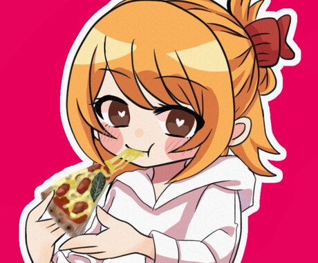 SNS等で使えるイラスト描きます キラキラ美少女キャラが好きな方 イメージ2