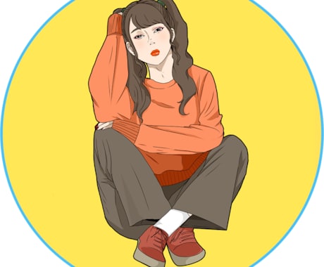 無理で何度でも修正OK！アイコンイラスト制作します イメージ1