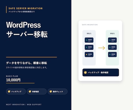 WordPressを別サーバーへ移転します イメージ1