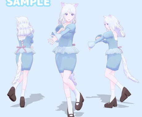 商用利用OK！3Dアバター作ります 低価格なので初心者さんも◎フルスクラッチで細部まで丁寧に！ イメージ2