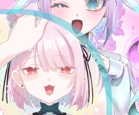 ふんわり可愛い雰囲気の女性を描きます 【ゆる塗り】絵本みたいなイラスト イメージ1