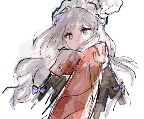 落書きテイストでゆるふわなイラストお描きします 女の子・男の子ok SNSアイコン制作承ります イメージ2