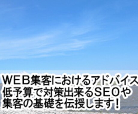WEB集客でつまずいている方アドバイスします 専門業者に相談する前に安価で相談出来ます。 イメージ1