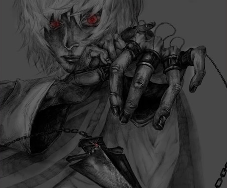 snsのアイコンや一枚絵などを描かせていただきます 雰囲気のあるかっこいいイラストをお届けします。 イメージ2