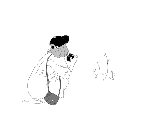 イラストにします 人物画をシンプルなイラストにします イメージ1