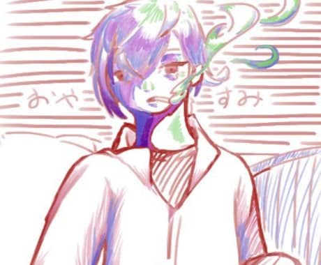 アイコン、1枚絵描きます アブノーマル系も描けます引きません イメージ1