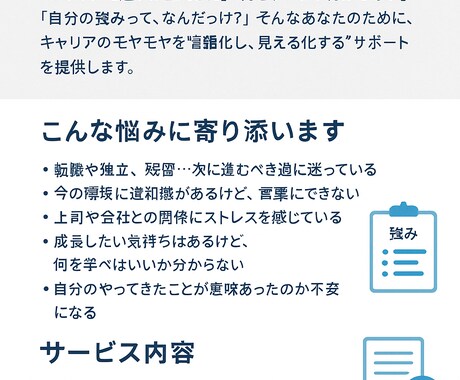 強みの可視化サポートをします 自分のキャリアを“再設計”しませんか？ イメージ1