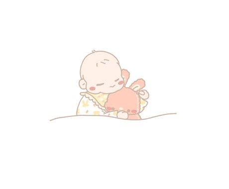 ゆるふわなベビたんのイラストを作成します ふんわり可愛いベビたんのイラストに仕上げていきます✨ イメージ1