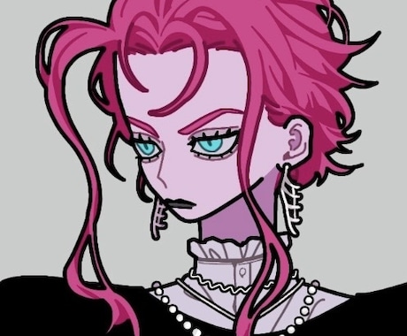 シンプルなタッチでキャラクターイラスト描きます