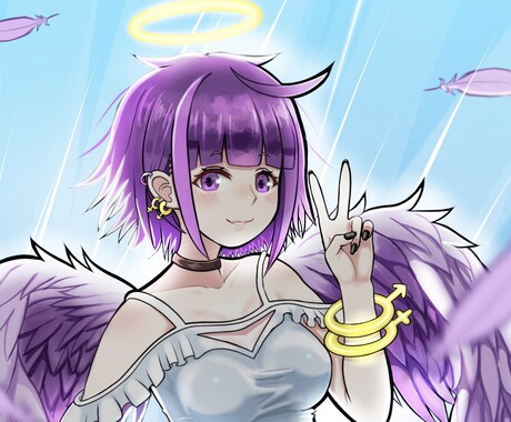 アイコンや一枚絵、ロゴなどいろいろお描きします イメージ1
