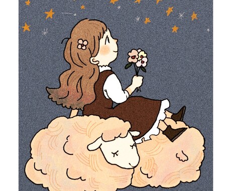 ゆるふわアイコン、似顔絵、挿絵描きます リクエストにそったイラストを描かせていただきます！ イメージ1