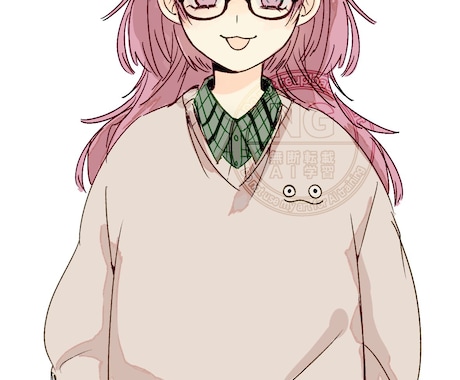 SNSアイコン・一枚絵イラスト制作します かわいく親しみやすい雰囲気に仕上げます イメージ1
