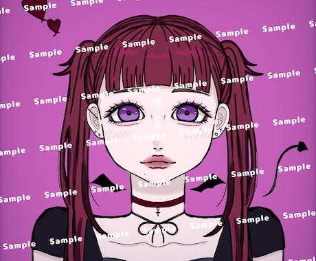 女の子のイラストを描きます お安く×手軽に×可愛いアイコン制作☆ イメージ1