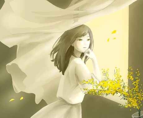 厚みと温かみのあるイラストを作成します キャラクターと背景で魅力を伝えるイラスト！MV表紙ポスター等 イメージ2