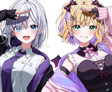 イラスト制作します かわいい女の子が得意です！お気軽にご連絡ください。 イメージ2