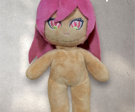 15cmのひと型ぬいぐるみを製作します うちの子オリジナルぬい化計画！ イメージ1
