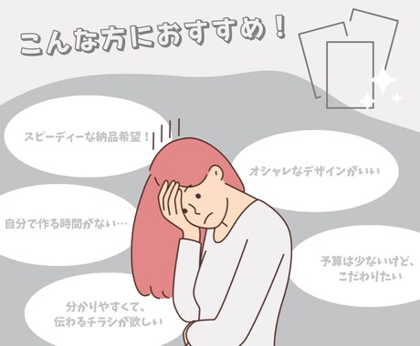 高品質！お手頃価格で！あなた好みのチラシ作ります Canva Pro/修正無制限プランあり/こだわりたい方向け イメージ2