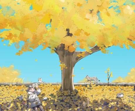 用途に応じた一枚絵などのイラスト描きます 〇風景・背景あり・キャラクターなど〇 イメージ2