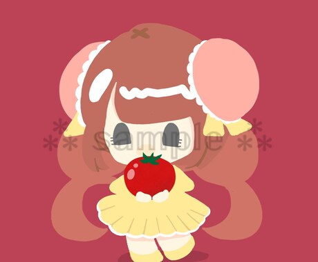 アイコン作成依頼賜ります 好きなの持たせて可愛いアピール イメージ2