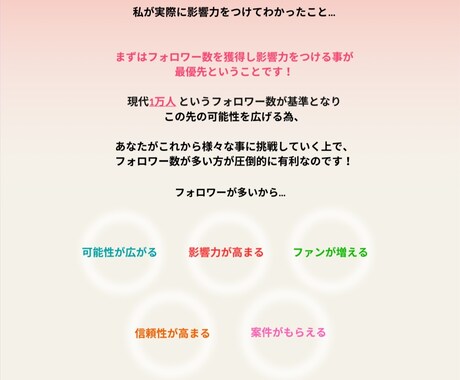現代インフルエンサー監修⭐️インスタ運用代行します 購入一切なし/フォロワー増加特化型/影響力・集客率UP！ イメージ2
